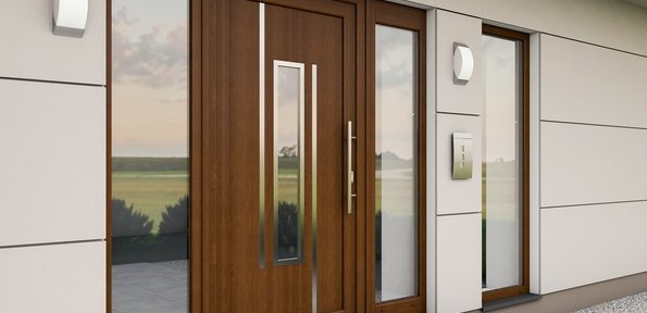 Panel drzwiowy z PVC