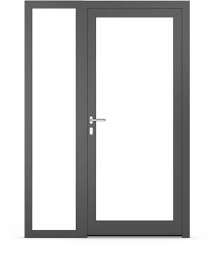 Doświetla w drzwiach aluminiowych