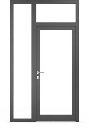 Doświetla w drzwiach aluminiowych