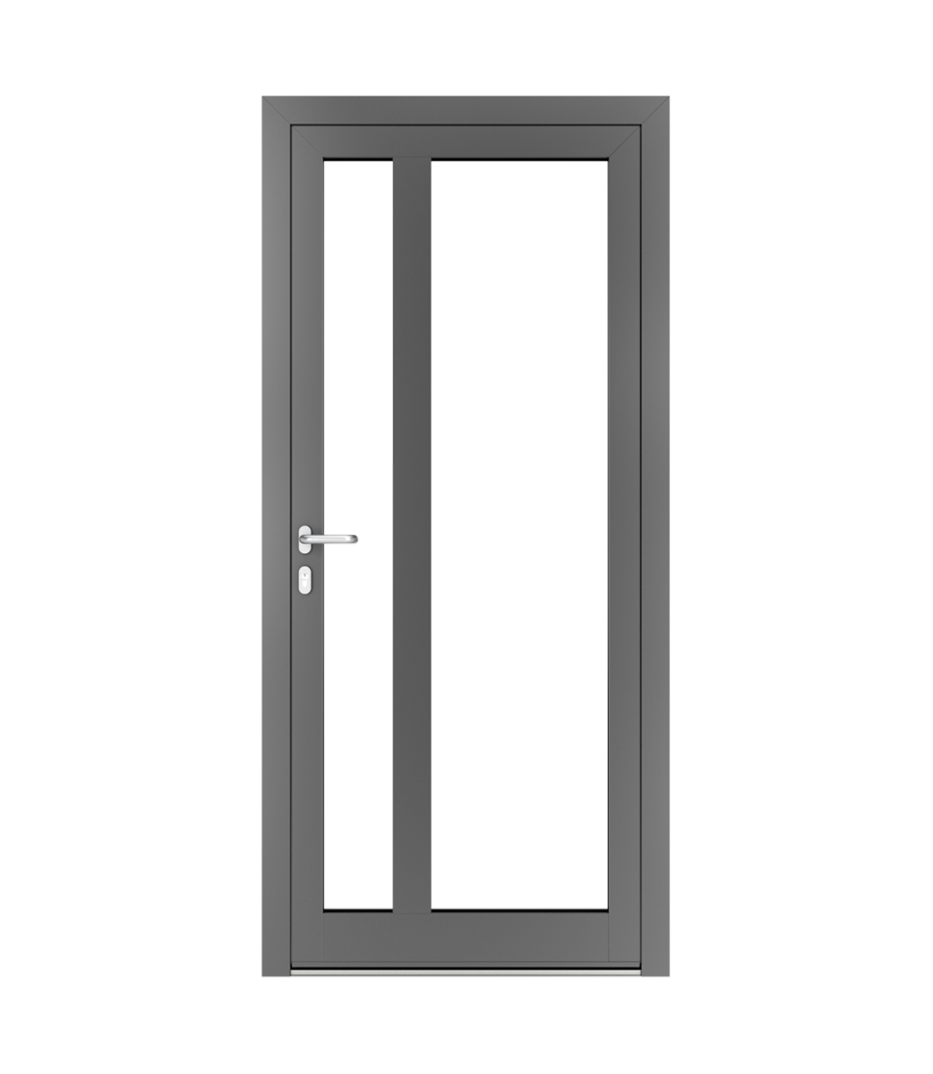 Spacers in aluminium doors