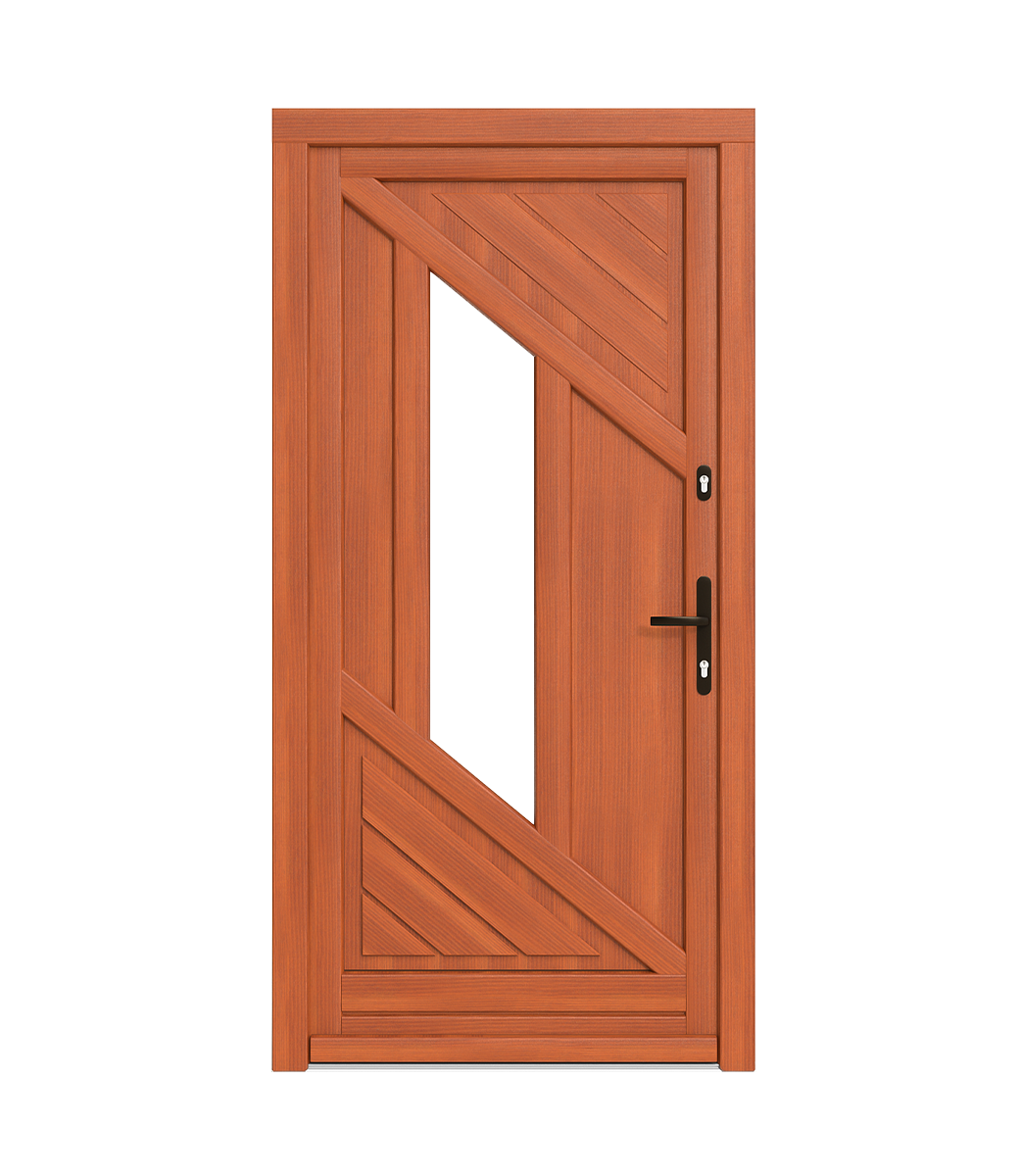 Spacers in wooden doors