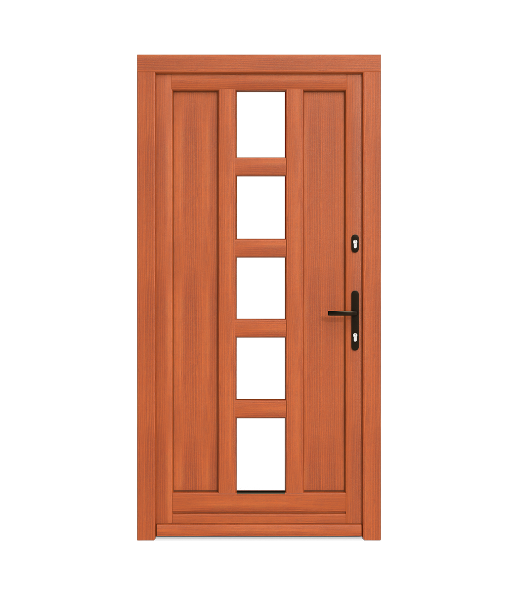 Spacers in wooden doors