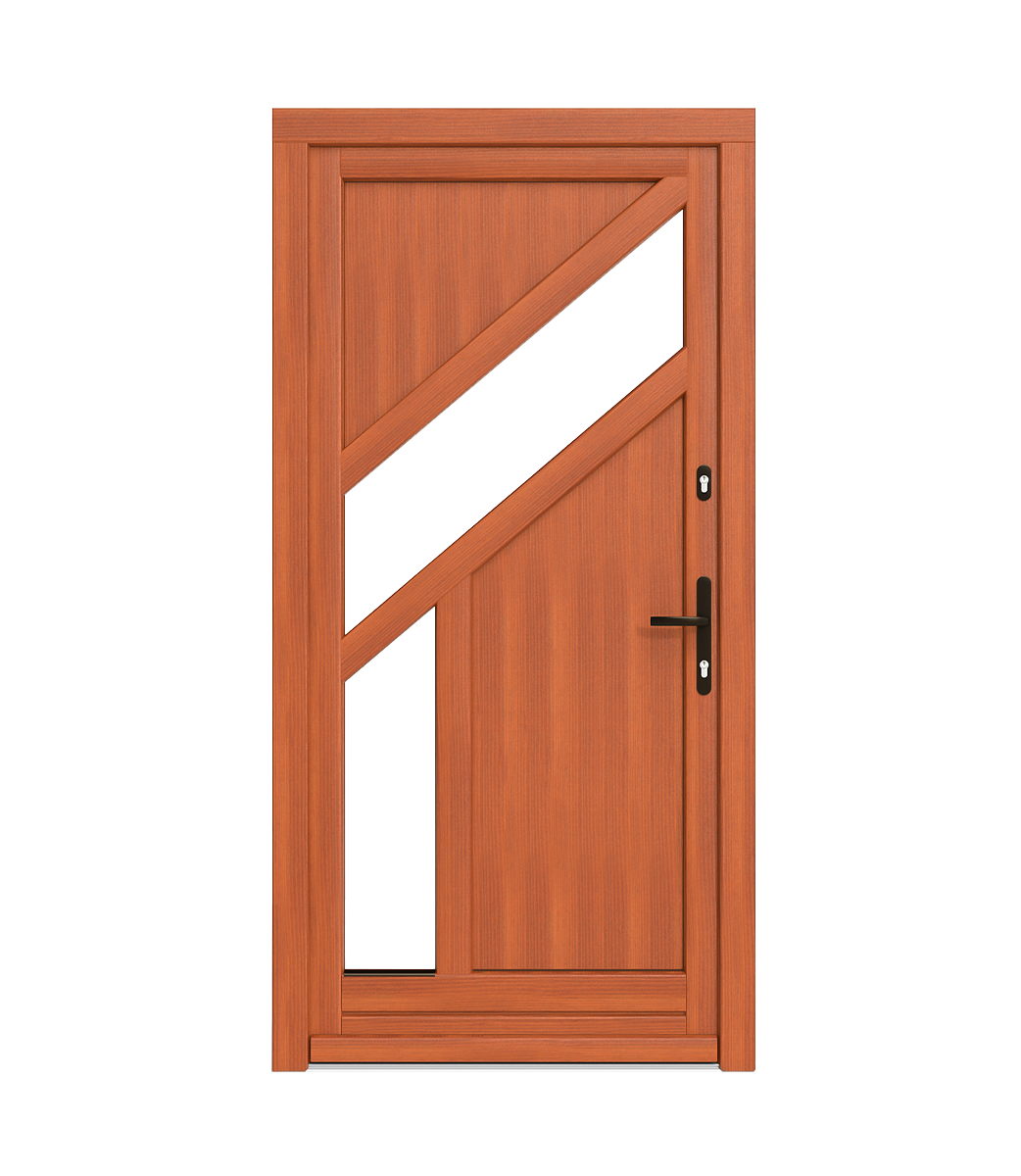 Spacers in wooden doors