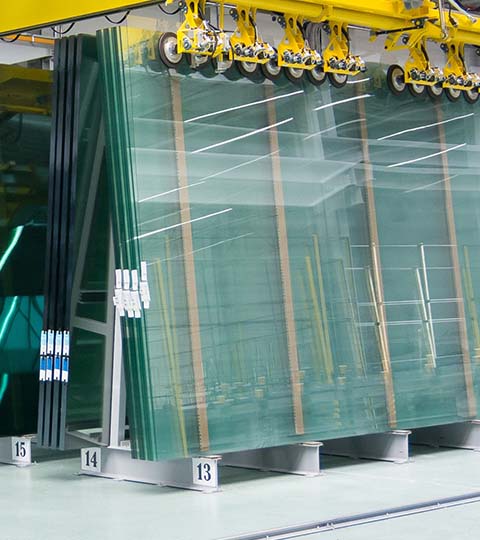 Own production of composite glass
