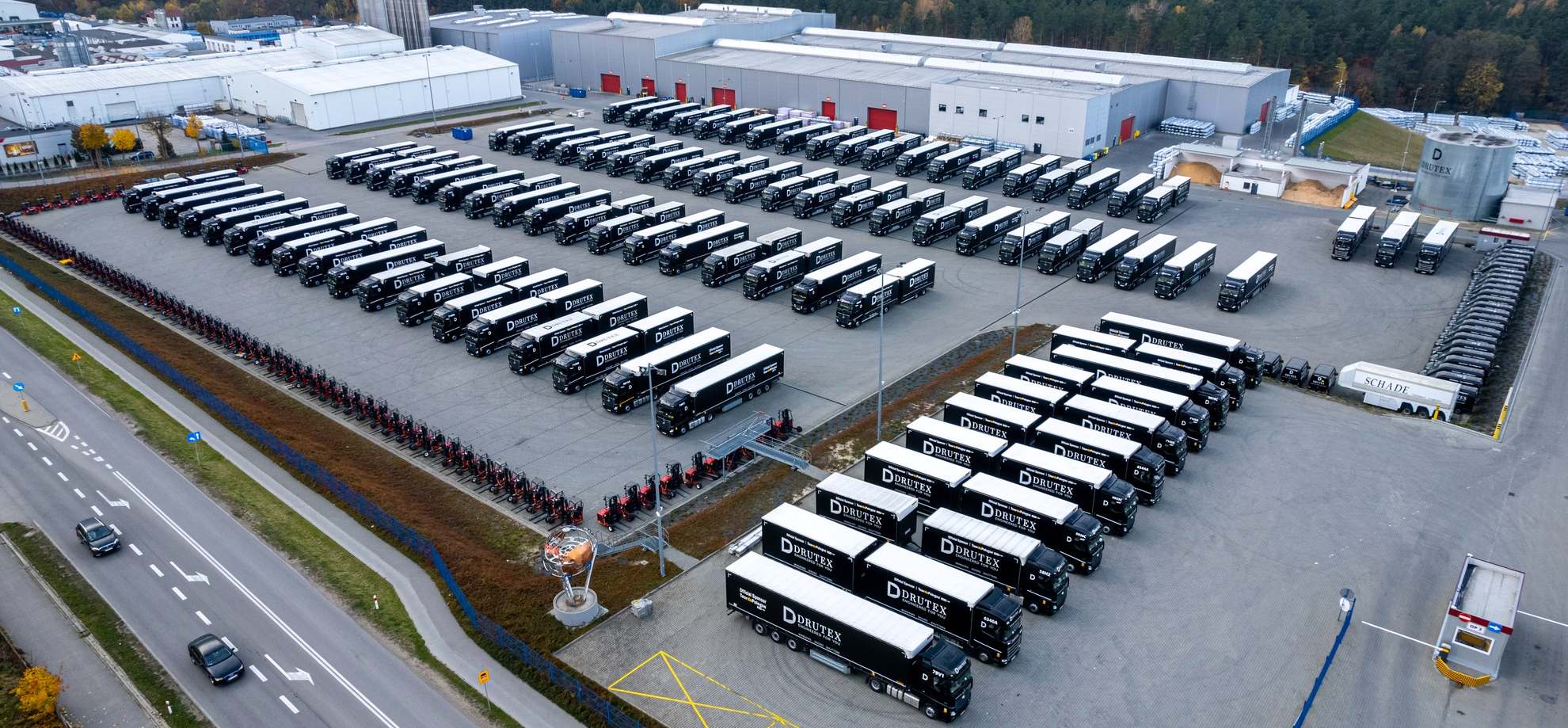 Nowe ciężarówki DRUTEXU już krążą po Europie