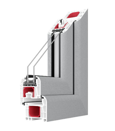 Okno IGLO 5 Classic przekrój