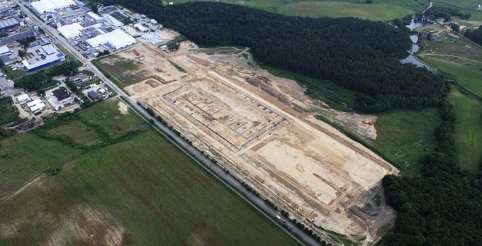 Rozpoczęcie budowy I etapu Europejskiego Centrum Stolarki, czyli 30 000 m² powierzchni produkcyjnej