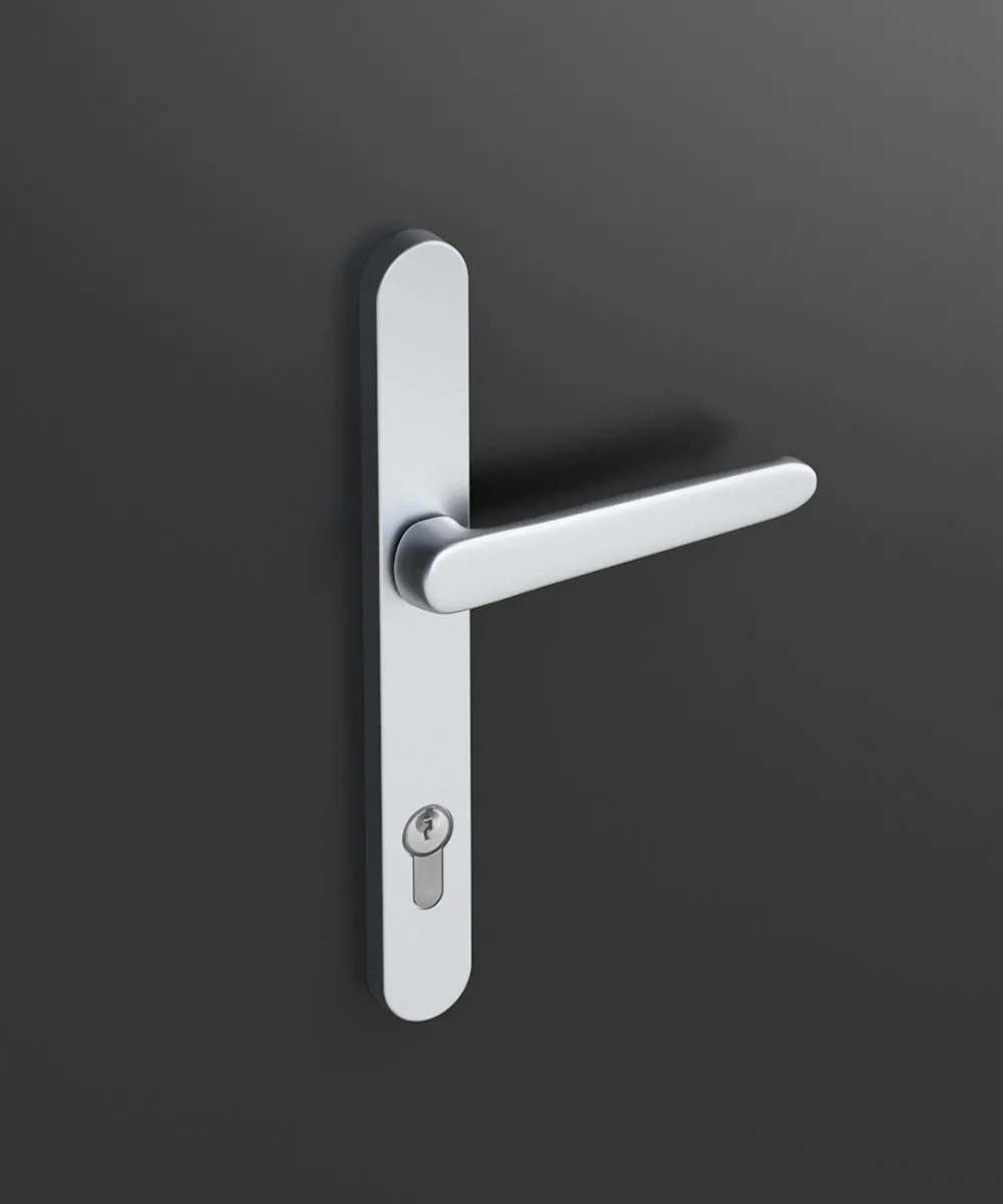 door handle for roller shutter (silver)