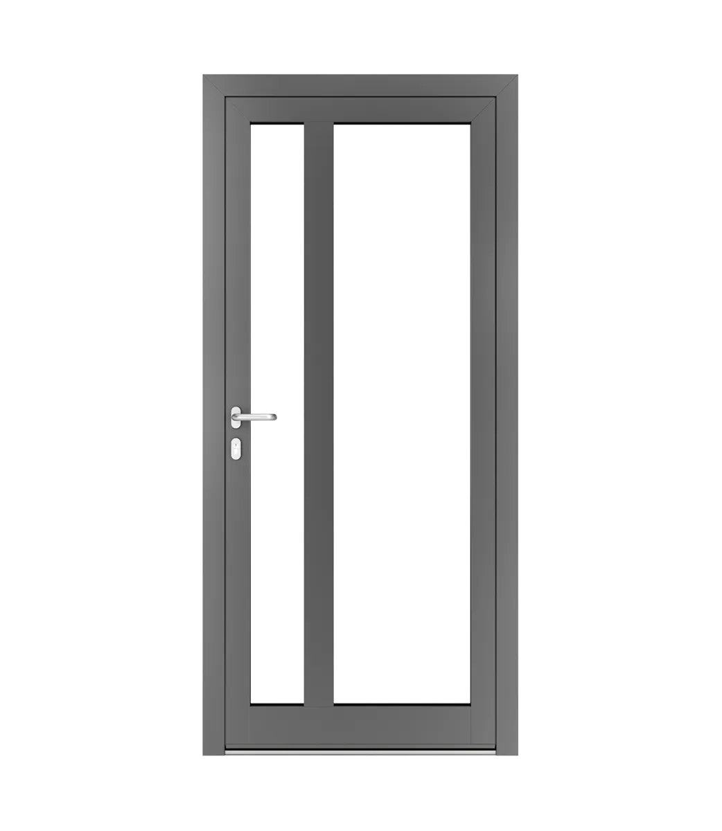 Spacers in aluminium doors