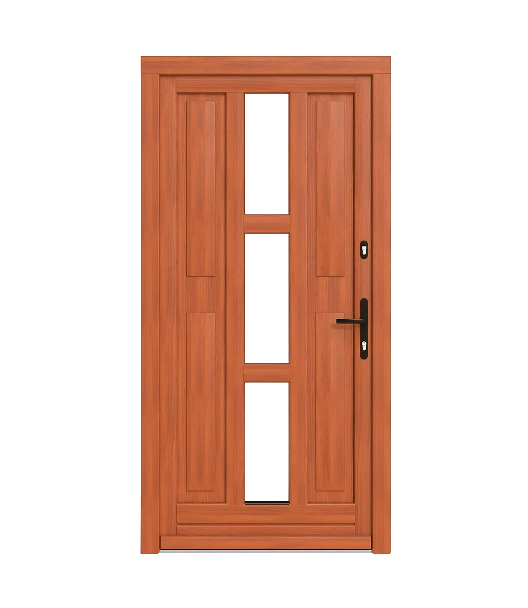 Spacers in wooden doors