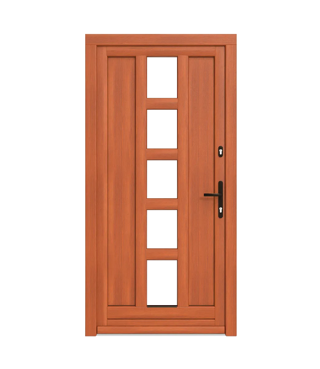 Spacers in wooden doors