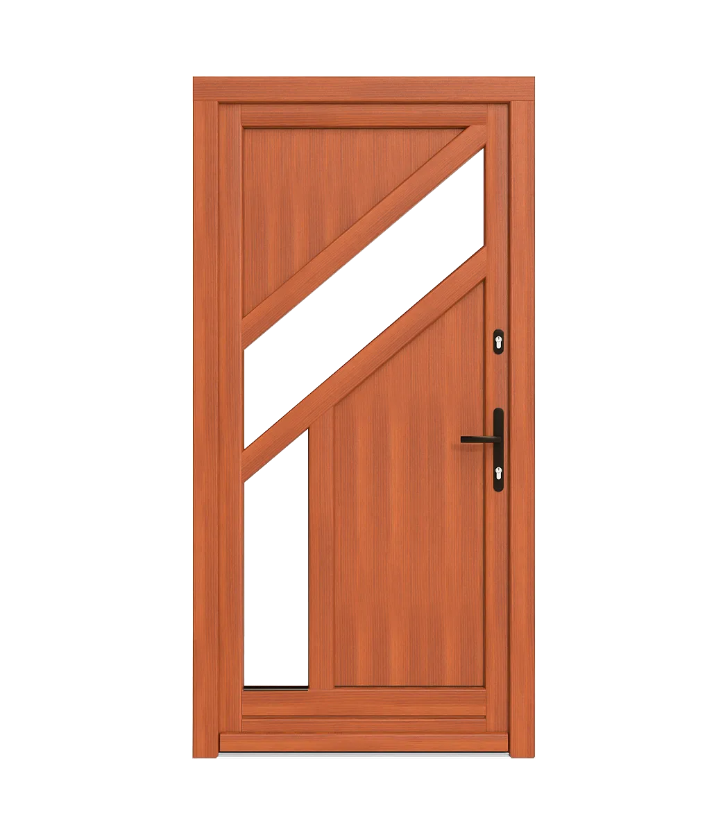 Spacers in wooden doors