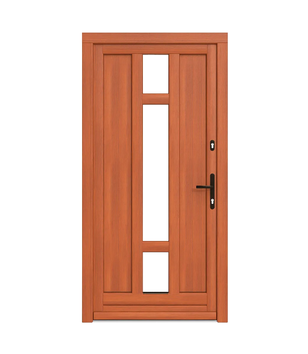 Spacers in wooden doors