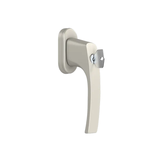 Klamka okienna MISTRAL z kluczykiem (RAL9001)
