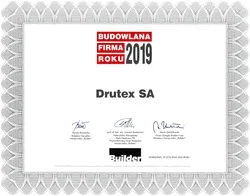 DRUTEX S.A. - Budowlana Firma Roku 2019